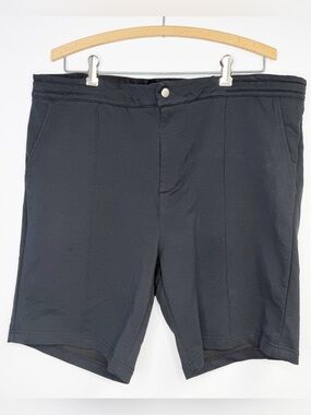 Stone Rose‎ Black Terry Shorts Cotton Blend Size Large